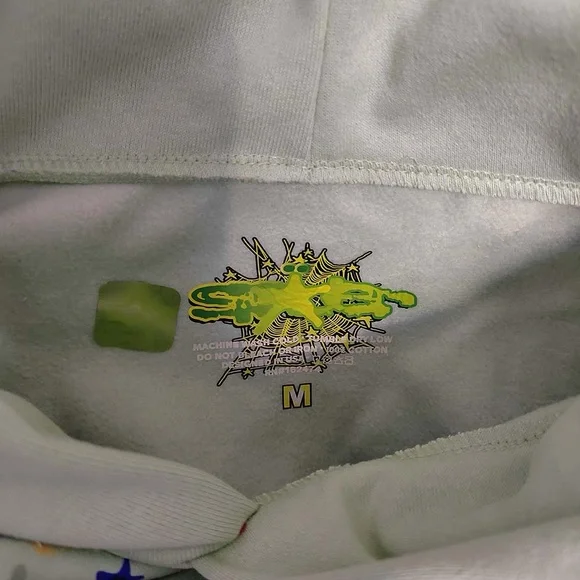 Sp5der SP5 Mint Hoodie Size M